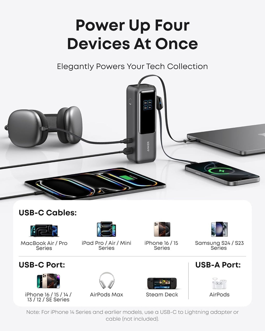 Anker Power Bank, 25,000mAh 165W Ultra-Fast