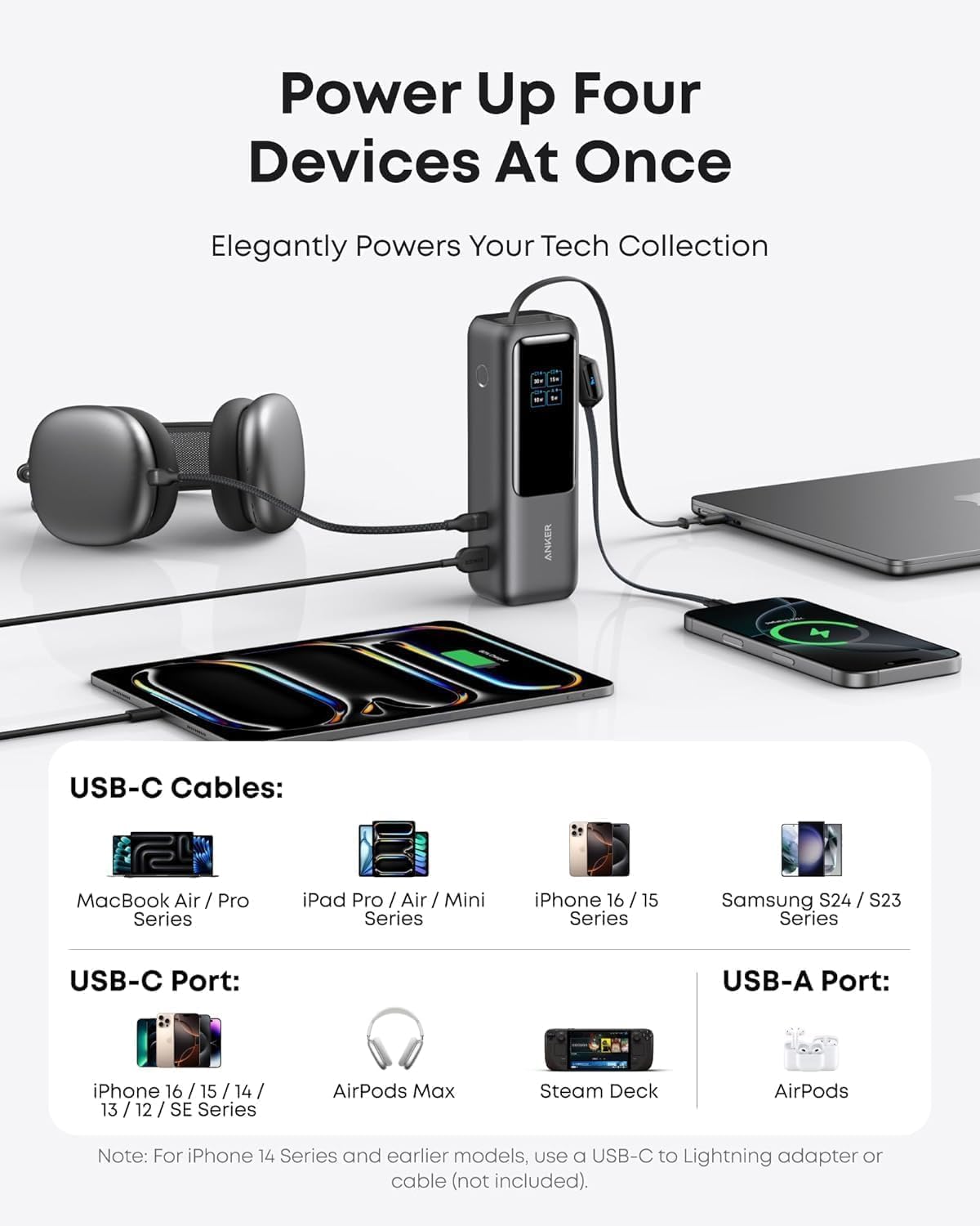 Anker Power Bank, 25,000mAh 165W Ultra-Fast